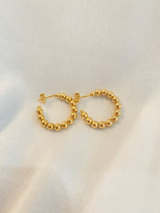 Best Seller! Gold-Filled Beaded Hoops