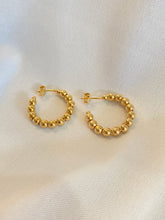 Load image into Gallery viewer, Best Seller! Gold-Filled Beaded Hoops
