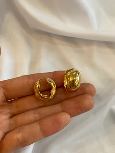 Gold-Filled Thick Hoops